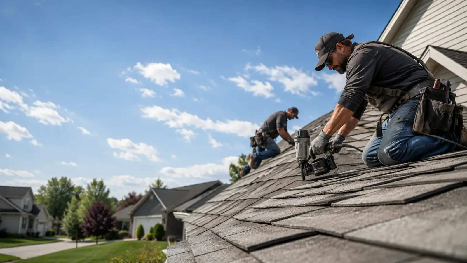 Storm Damage Roof Repair in Akron, PA near me